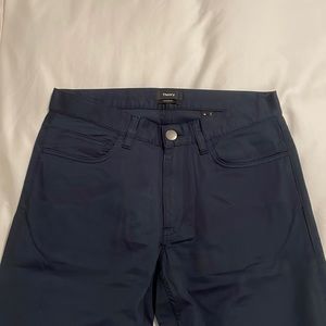 Theory Raffi Slim Fit Chinos in Navy